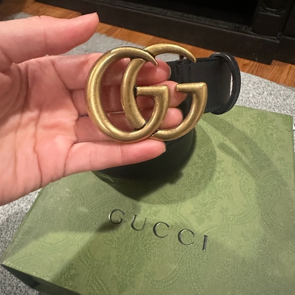 Gucci GG MARMONT WIDE BELT - Picture 4 of 4